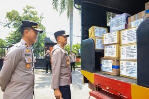 Polres Kediri Kota Kirim Bantuan ke Korban Banjir di Jateng