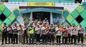 Ops Ketupat Semeru 2024, Kapolres Kediri Kota Dampingi Div Propam Polri Pengecekan di Pos Pelayanan