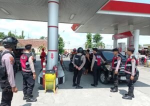 Masa Mudik Lebaran, Polres Kediri Kediri Sidak SPBU Cegah Kecurangan*