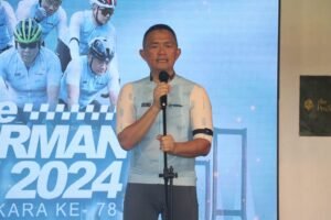 Sambut Hari Bhayangkara ke – 78 Polda Jatim Gelar Balap Sepeda Tour de Panderman