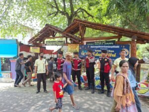 Patroli Tempat Wisata, Polres Kediri Berikan Rasa Aman Kepada Pengunjung*