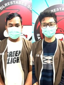 POLRESTABES SURABAYA AMANKAN 2 ORANG DIDUGA PENGEDAR NARKOBA PULUHAN PAKET SABU DISITA
