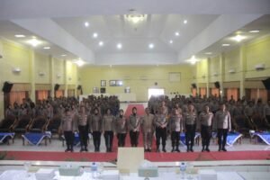 Untuk Pengamanan Pilkada 2024 Polres Jember Beri Pembekalan Psikologi Massa Bagi Anggota*