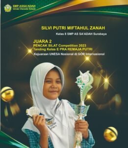 Patut Di Apresiasikan Prestasi Siswi SMP ASSA’ ADAH SEMEMI Surabaya” Joz