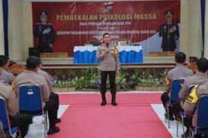 Polres Jember Gelar Pembekalan Psikologi Massa untuk Personel PAM TPS Pilkada 2024