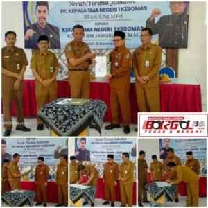 SERAH TERIMA JABATAN SMAN 1 KEBOMAS GRESIK ” SUKSES