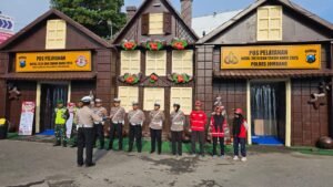 Wahana Rumah Coklat, Posyan Operasi Lilin Semeru 2024 Polres Jombang Siap Layani Masyarakat