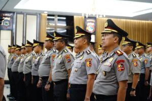 Kapolri Pimpin Upacara Kenaikan Pangkat untuk 10.548 Perwira Polri