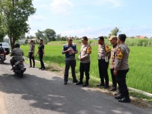 Siap Dukung Program Asta Cita, Polres Mojokerto Kota Survei Lahan Tanam Jagung