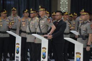 Kapolda Jatim Pimpin Sertijab Pejabat Utama dan Kapolres