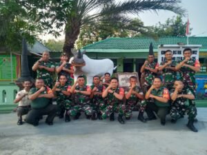 Kunker Dandim 0812 ke Koramil 0812/05 Kembangbahu Lamongan..