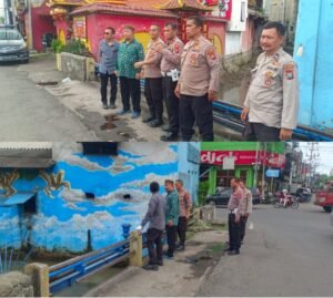 Sinergi Atasi Kemacetan, Kapolsek Krian Bersama Camat dan Anggota Dewan Tinjau Simpang 5 Klenteng