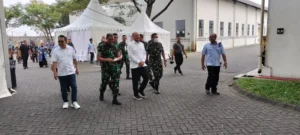 Kapolsek Krian Dampingi Kunjungan Kerja Pangdam V/Brawijaya di PT. Kayu Mebel Indonesia