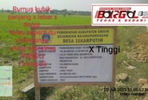 Modus baru Pemdes Sekar putih Dugaan Mark” up Anggaran. JOZ