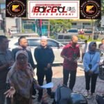 Persatuan jurnalis Gresik bersatu(PJGB) kawal sidak pengadilan negeri di duga bank Panin gelapkan SHM atas nama Molyo Cipto amin